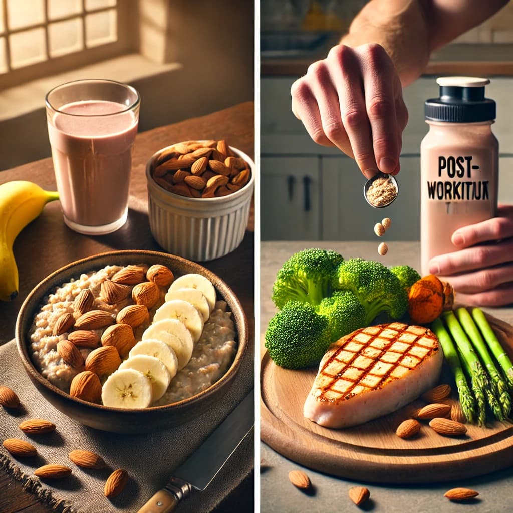 Pre and post work out nutrition