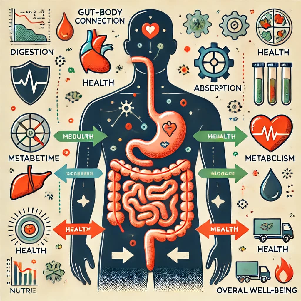 The Gut-Body Connection: Health, Absorption, Metabolism, and Well-being